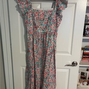 J. Crew Multicolor Floral Dress
